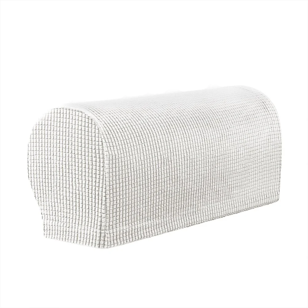 1 Pair Stretch Armrest Covers Set Chair Sofa Arm Protectors Armchair Covers Solid Couch Cover Removable Elastic Loveseat Sover - Image 8