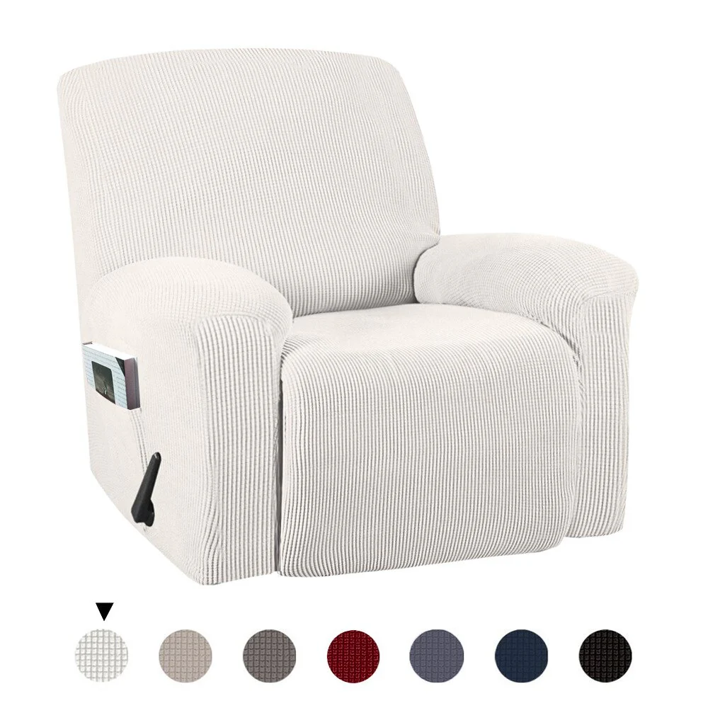 1 Piece Stretch Chair Recliner Slipcovers Furniture Protector Cover for Armchair Sofa Couch Living Room Single Seater - Image 11