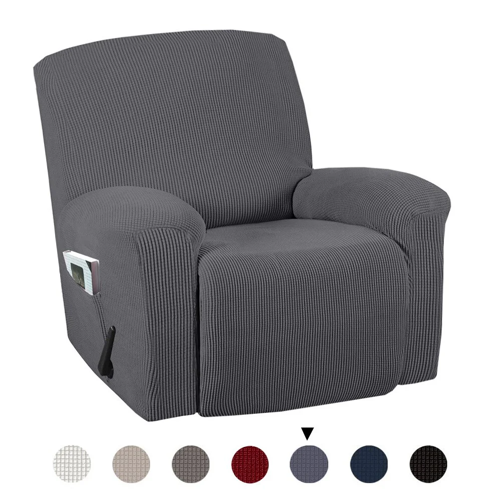 1 Piece Stretch Chair Recliner Slipcovers Furniture Protector Cover for Armchair Sofa Couch Living Room Single Seater - Image 8