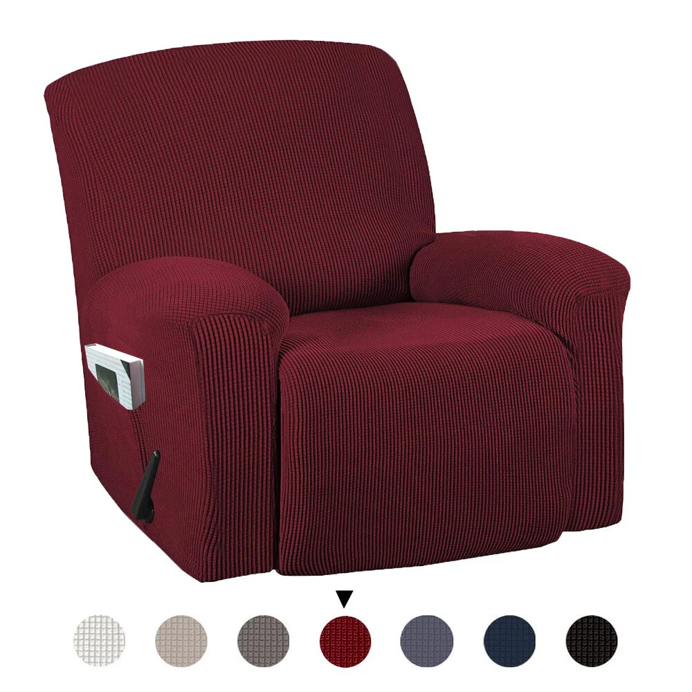1 Piece Stretch Chair Recliner Slipcovers Furniture Protector Cover for Armchair Sofa Couch Living Room Single Seater - Image 9