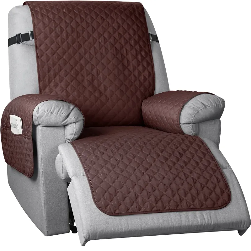 1 Seat Non-Slip Recliner Chair Cover Sofa Slipcover Reversible Pet Cover Protector Couch Cover - Image 11