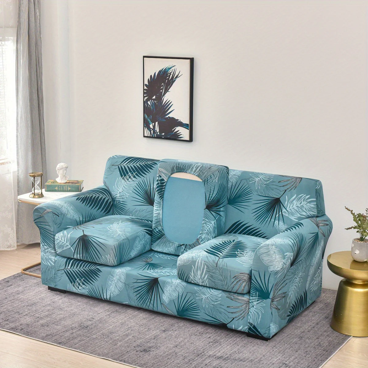 1 Set Of 2/3/4pcs Sofa Slipcover Elastic Sofa Cover Protective Couch Cover With Sofa Cushion Cover Couch Cushion Cover - Image 3