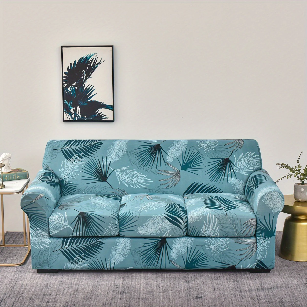 1 Set Of 2/3/4pcs Sofa Slipcover Elastic Sofa Cover Protective Couch Cover With Sofa Cushion Cover Couch Cushion Cover - Image 4