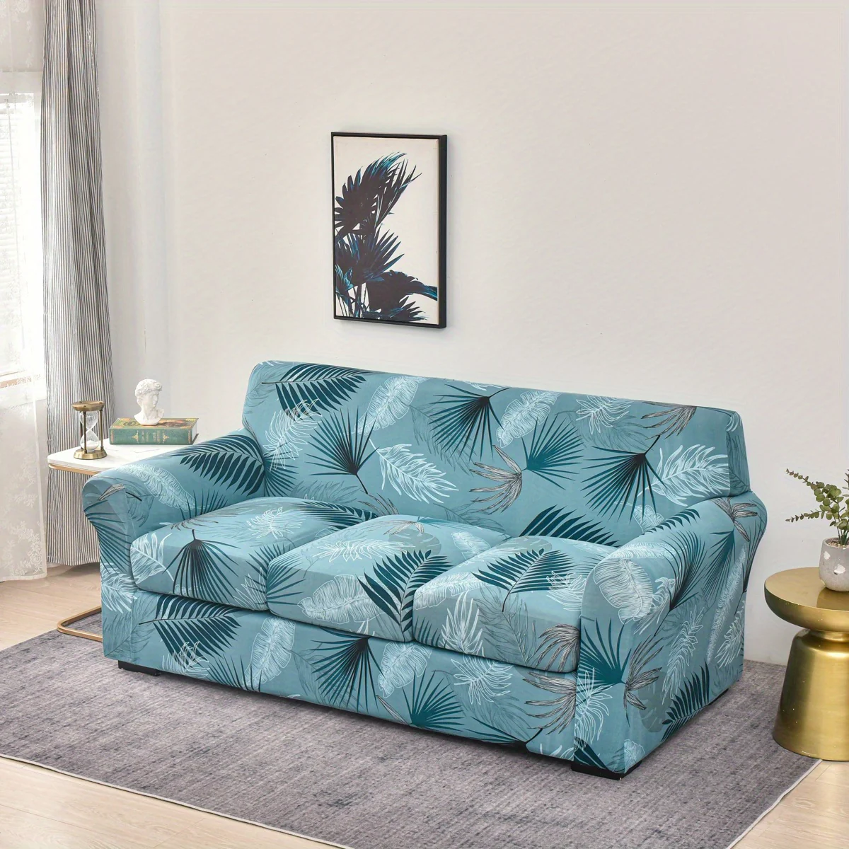 1 Set Of 2/3/4pcs Sofa Slipcover Elastic Sofa Cover Protective Couch Cover With Sofa Cushion Cover Couch Cushion Cover - Image 5