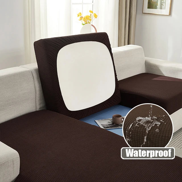 2025 Best Selling Jacquard Waterproof Sofa Cushion Cover Elastic Sofa Protector Slipcovers Removable Solid Sofa Cover - Image 10