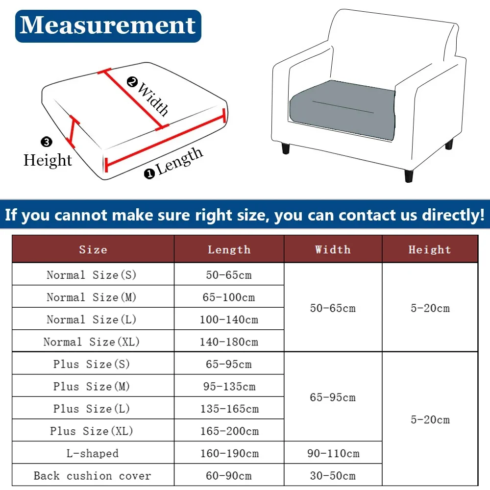 2025 Best Selling Jacquard Waterproof Sofa Cushion Cover Elastic Sofa Protector Slipcovers Removable Solid Sofa Cover - Image 3