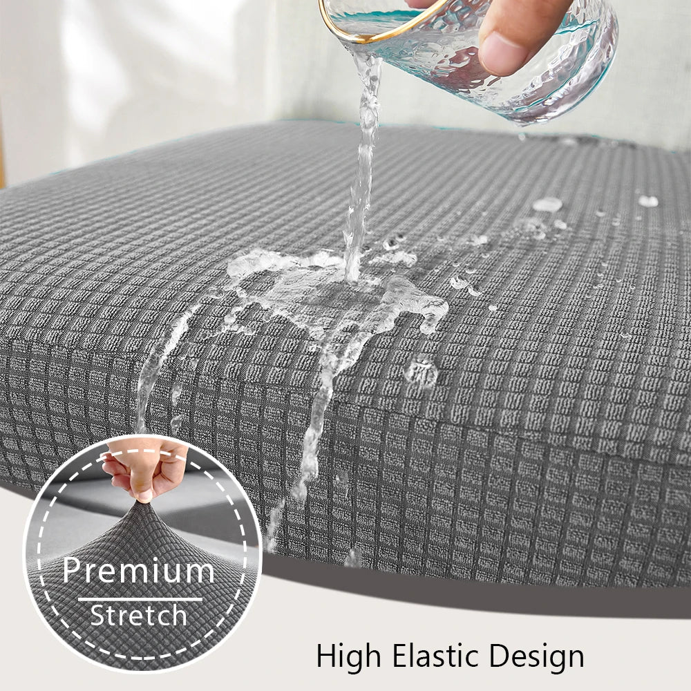 2025 Best Selling Jacquard Waterproof Sofa Cushion Cover Elastic Sofa Protector Slipcovers Removable Solid Sofa Cover - Image 4