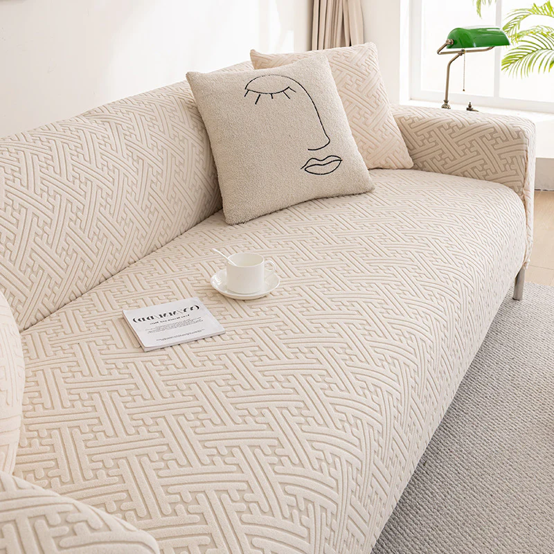 2025 Luxury Lazy-Friendly Sofa Cover Set Full-Coverage Universal Couch Covers All-Season Protector with No-Tuck Elastic Design - Image 3
