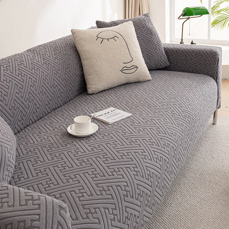 2025 Luxury Lazy-Friendly Sofa Cover Set Full-Coverage Universal Couch Covers All-Season Protector with No-Tuck Elastic Design - Image 5