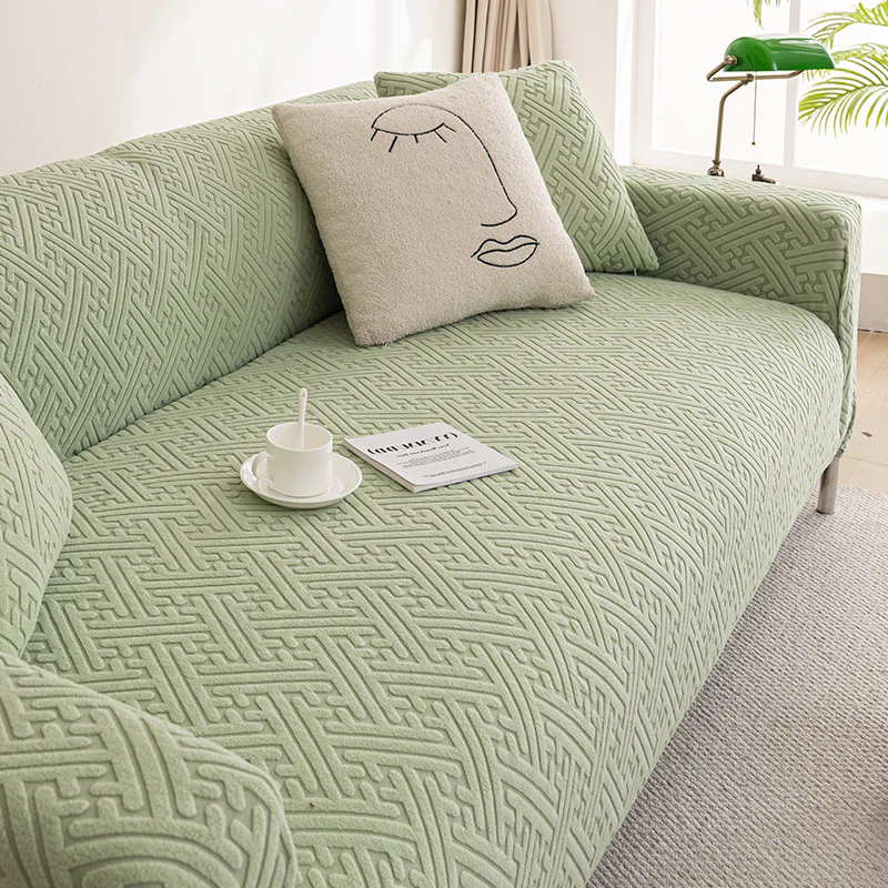 2025 Luxury Lazy-Friendly Sofa Cover Set Full-Coverage Universal Couch Covers All-Season Protector with No-Tuck Elastic Design - Image 6