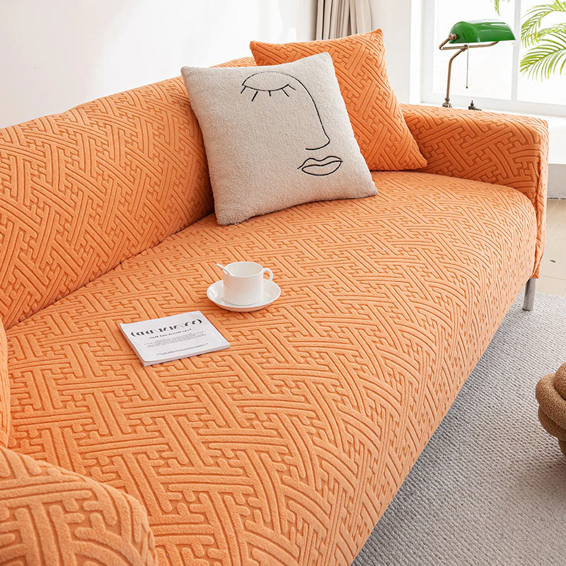 2025 Luxury Lazy-Friendly Sofa Cover Set Full-Coverage Universal Couch Covers All-Season Protector with No-Tuck Elastic Design - Image 7