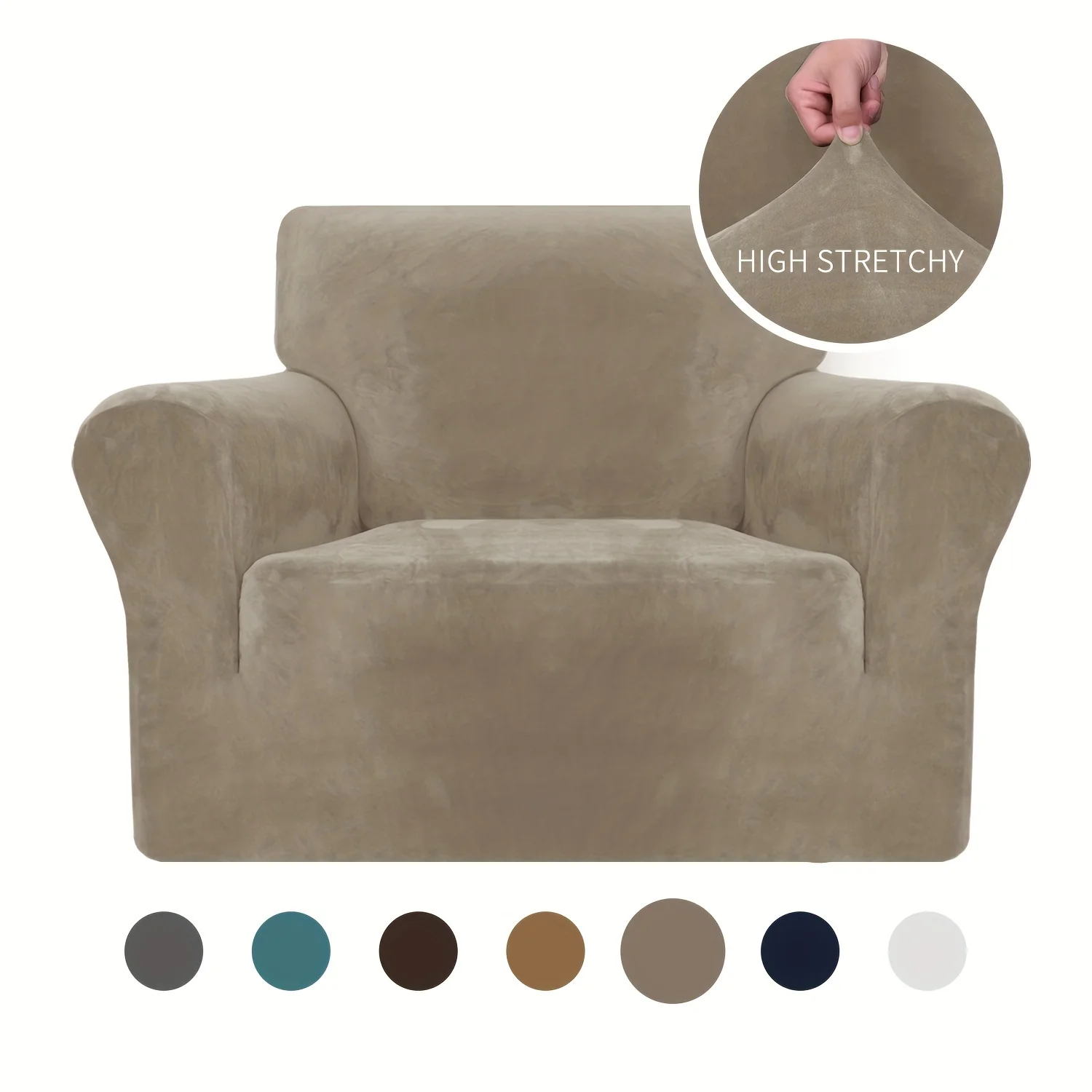 2026 Thickened Velvet Elastic Sofa Cover Universal Pet-Friendly Anti-Scratch Protector for Living Room Home Decor Soft Machine Washable - Image 13