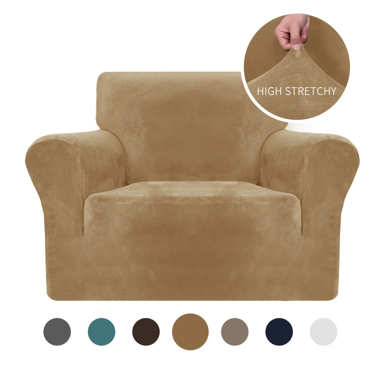 2026 Thickened Velvet Elastic Sofa Cover Universal Pet-Friendly Anti-Scratch Protector for Living Room Home Decor Soft Machine Washable - Image 17