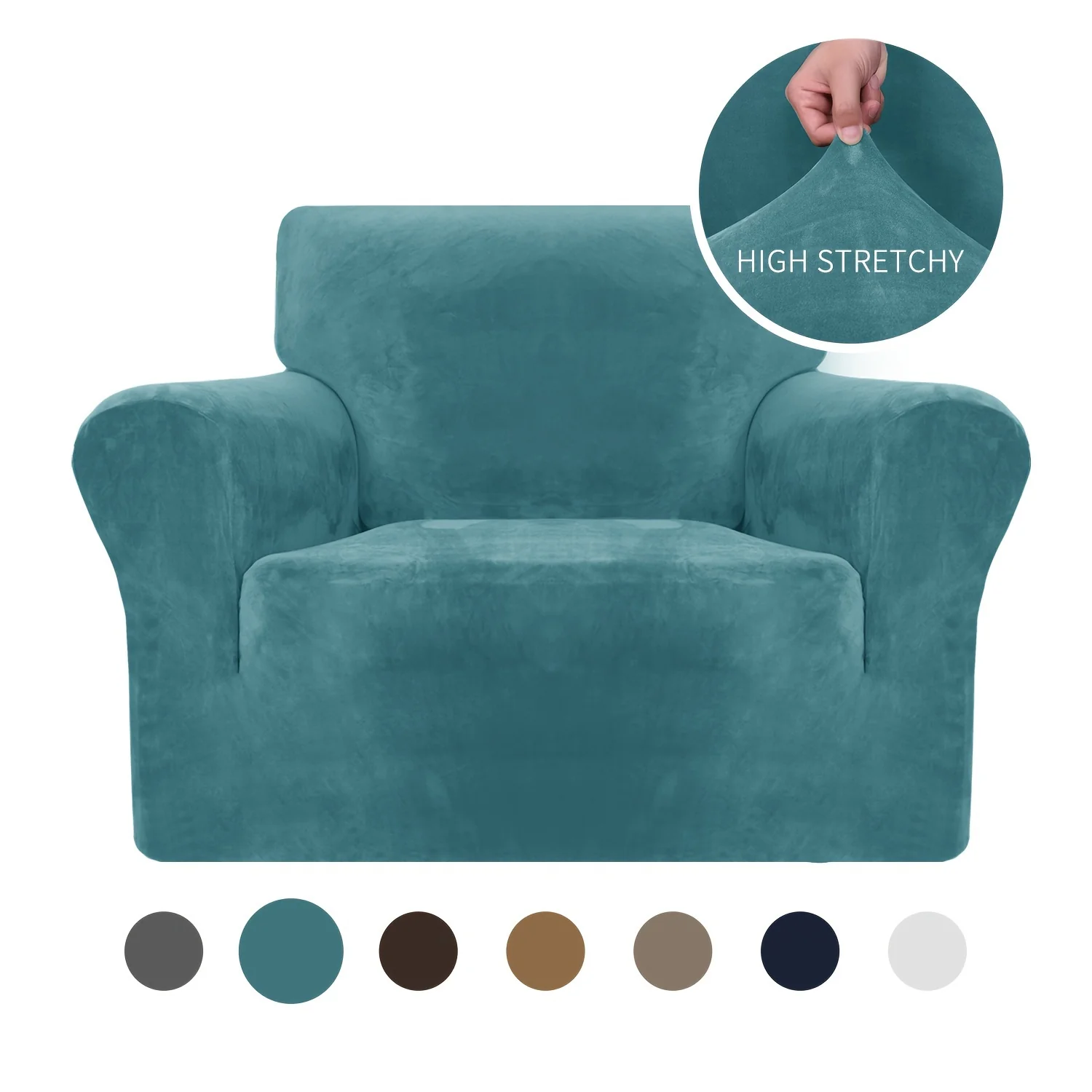 2026 Thickened Velvet Elastic Sofa Cover Universal Pet-Friendly Anti-Scratch Protector for Living Room Home Decor Soft Machine Washable - Image 21