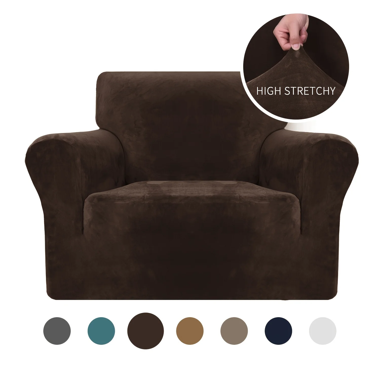 2026 Thickened Velvet Elastic Sofa Cover Universal Pet-Friendly Anti-Scratch Protector for Living Room Home Decor Soft Machine Washable - Image 25