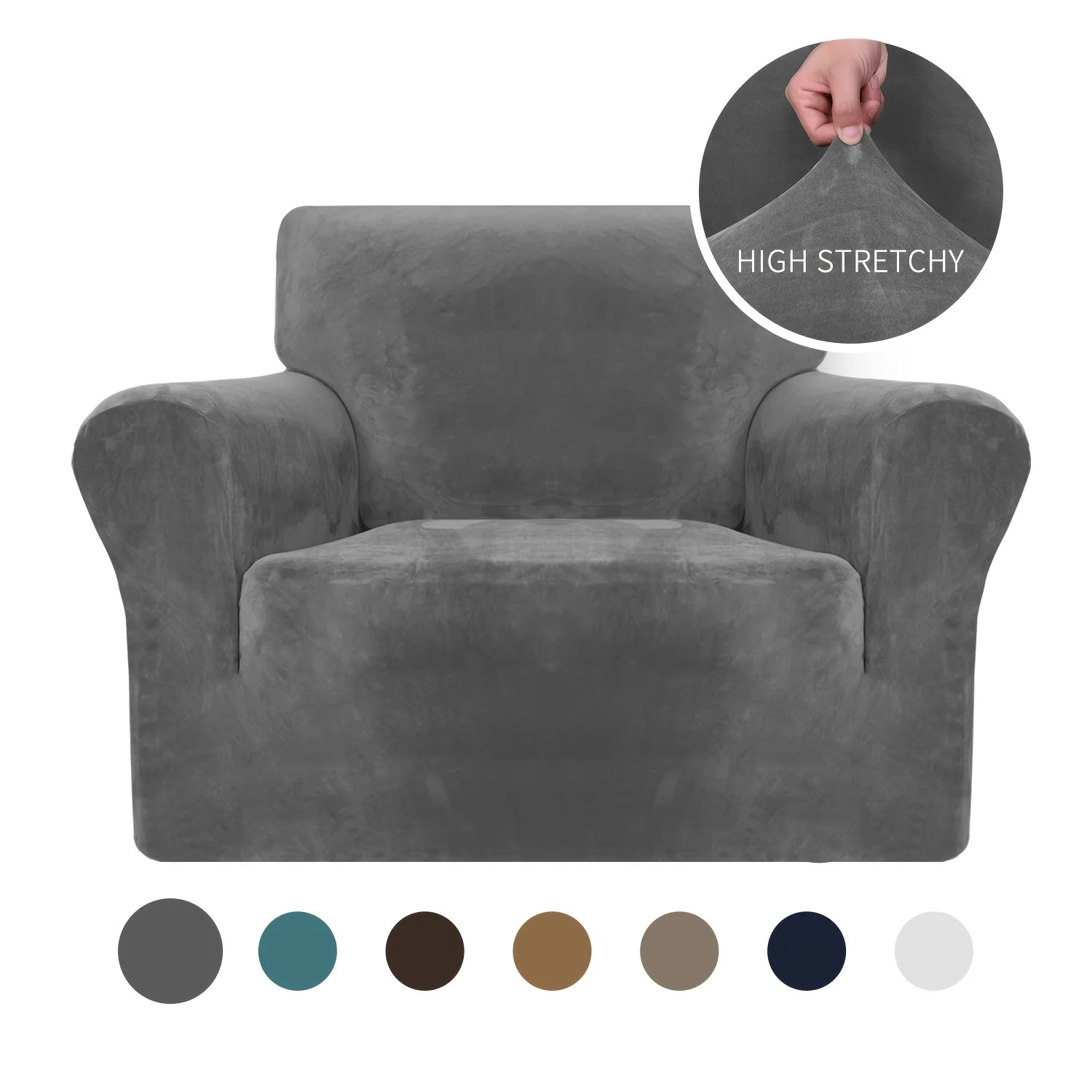 2026 Thickened Velvet Elastic Sofa Cover Universal Pet-Friendly Anti-Scratch Protector for Living Room Home Decor Soft Machine Washable - Image 9