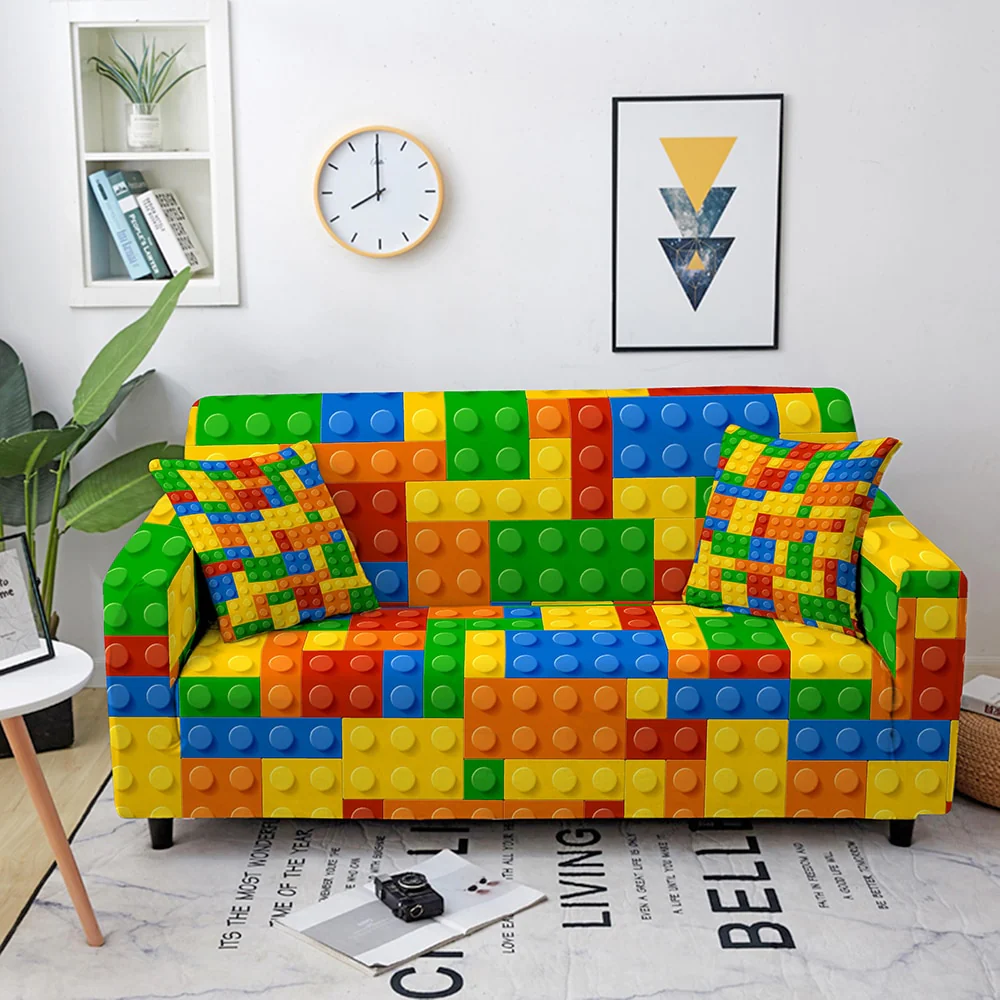 3D Sofa Covers 3D Couch Covers Case Corner Sofa Cover Elastic Couch Slipcovers Sofa Protector Funda Sofa Couch Cover 1/2/3/4 Seaters - Image 8