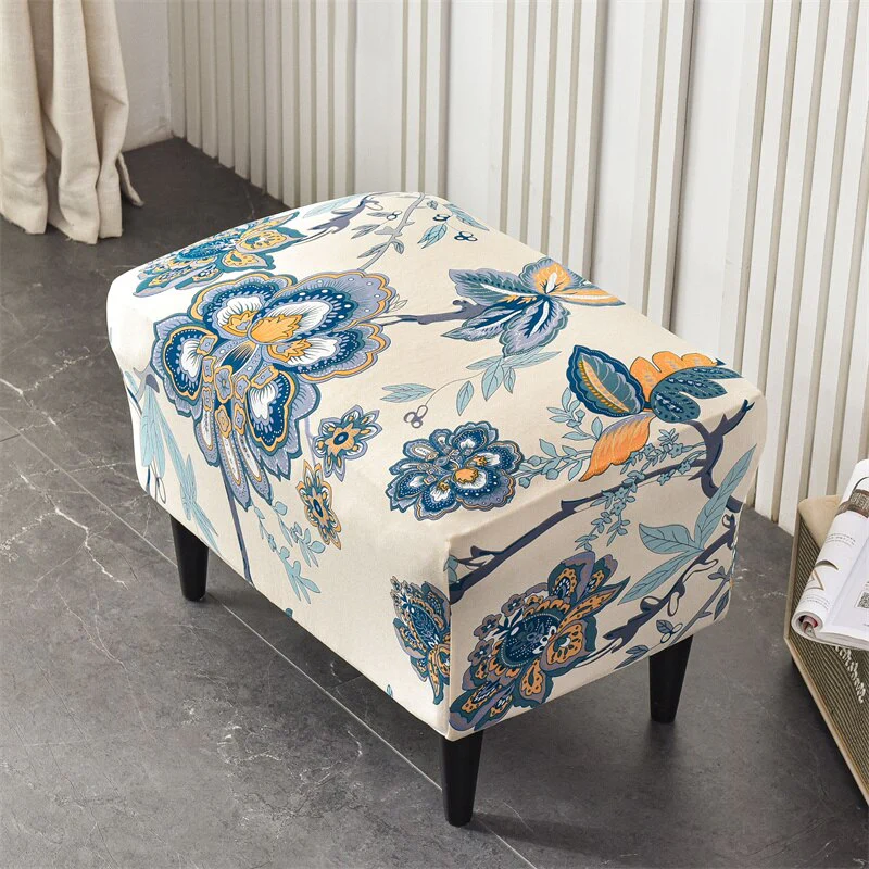 4 Pieces Flower Recliner Sofa Cover Elastic Reclining Chair Cover for Living Room Lazy Boy Relax Armchair Protector Slipcovers Recliner Sofa Cover - Image 30