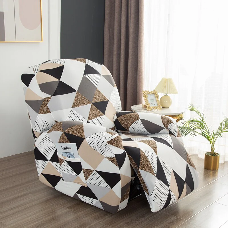 4 pieces Waterproof Recliner Sofa Cover for Living Room Elastic Reclining Chair Cover Protection Lazy Boy Relax Armchair Cover - Image 17