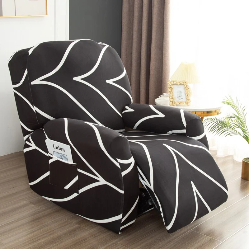 4 pieces Waterproof Recliner Sofa Cover for Living Room Elastic Reclining Chair Cover Protection Lazy Boy Relax Armchair Cover - Image 18