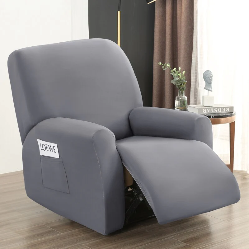 4 pieces Waterproof Recliner Sofa Cover for Living Room Elastic Reclining Chair Cover Protection Lazy Boy Relax Armchair Cover - Image 25