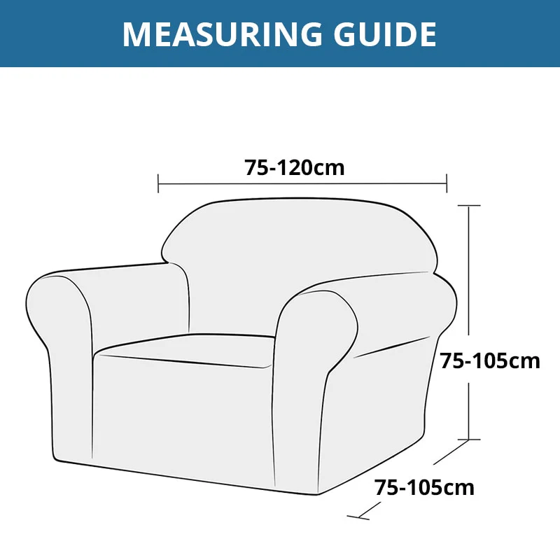 4 Types Armchair Cover Elastic Sofa Cover Stretch Furniture Slipcover for Chairs 1 Seat Couch Cover Case 1 Seat Soft Cover - Image 4