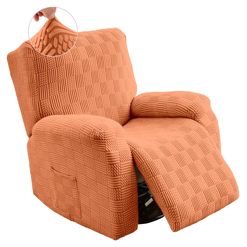 4Pcs in 1 Split Thicken Recliner Sofa Cover Elastic Jacquard Single Armchair Covers Lazy Boy Chair Slipcovers - Image 10