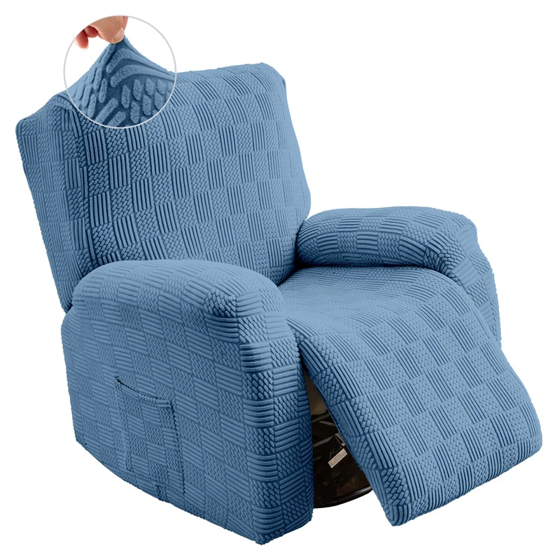 4Pcs in 1 Split Thicken Recliner Sofa Cover Elastic Jacquard Single Armchair Covers Lazy Boy Chair Slipcovers - Image 12