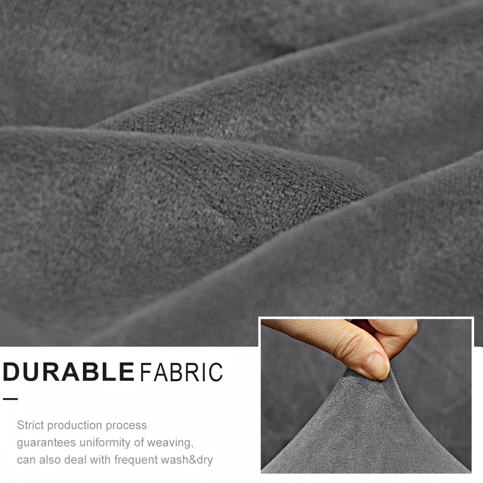 4pcs/set Stretch Sofa Slipcover T-Cushion Sofa Cover Couch Cover Furniture Protector For Hotel Bedroom Living Room Home Decor - Image 6