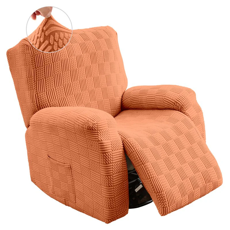 4Pcs Split Luxury Thicken Recliner Chair Cover Elastic Jacquard Single Sofa Covers Lazy Boy Chair Slipcovers Stretch Armchair Protector - Image 10