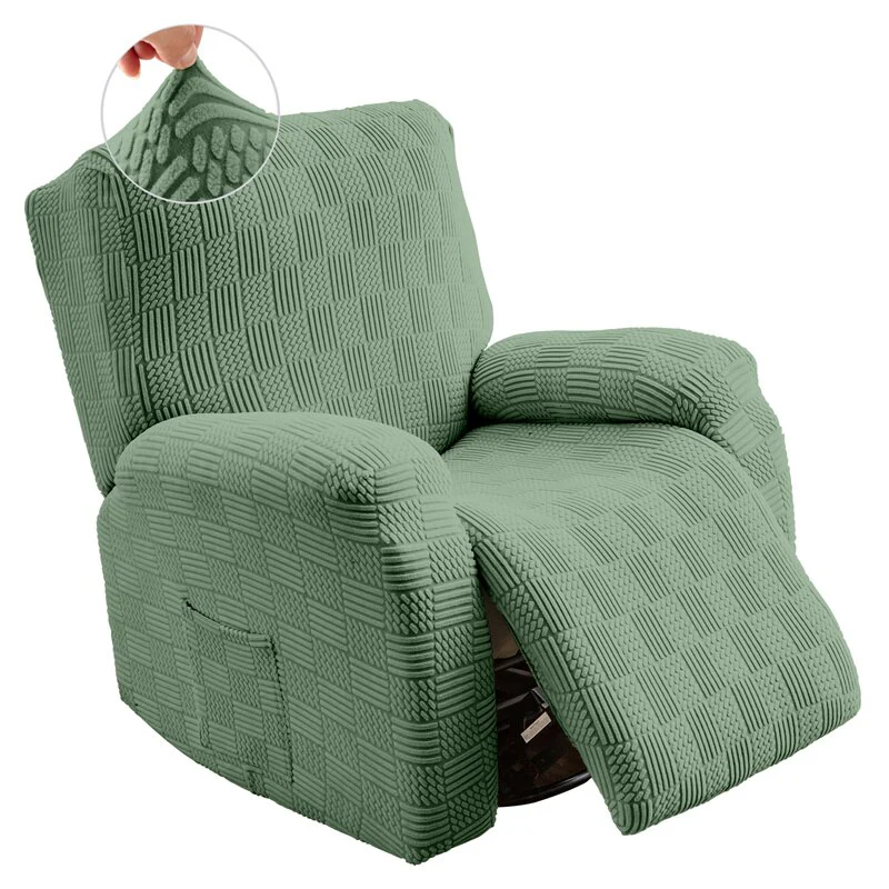 4Pcs Split Luxury Thicken Recliner Chair Cover Elastic Jacquard Single Sofa Covers Lazy Boy Chair Slipcovers Stretch Armchair Protector - Image 11