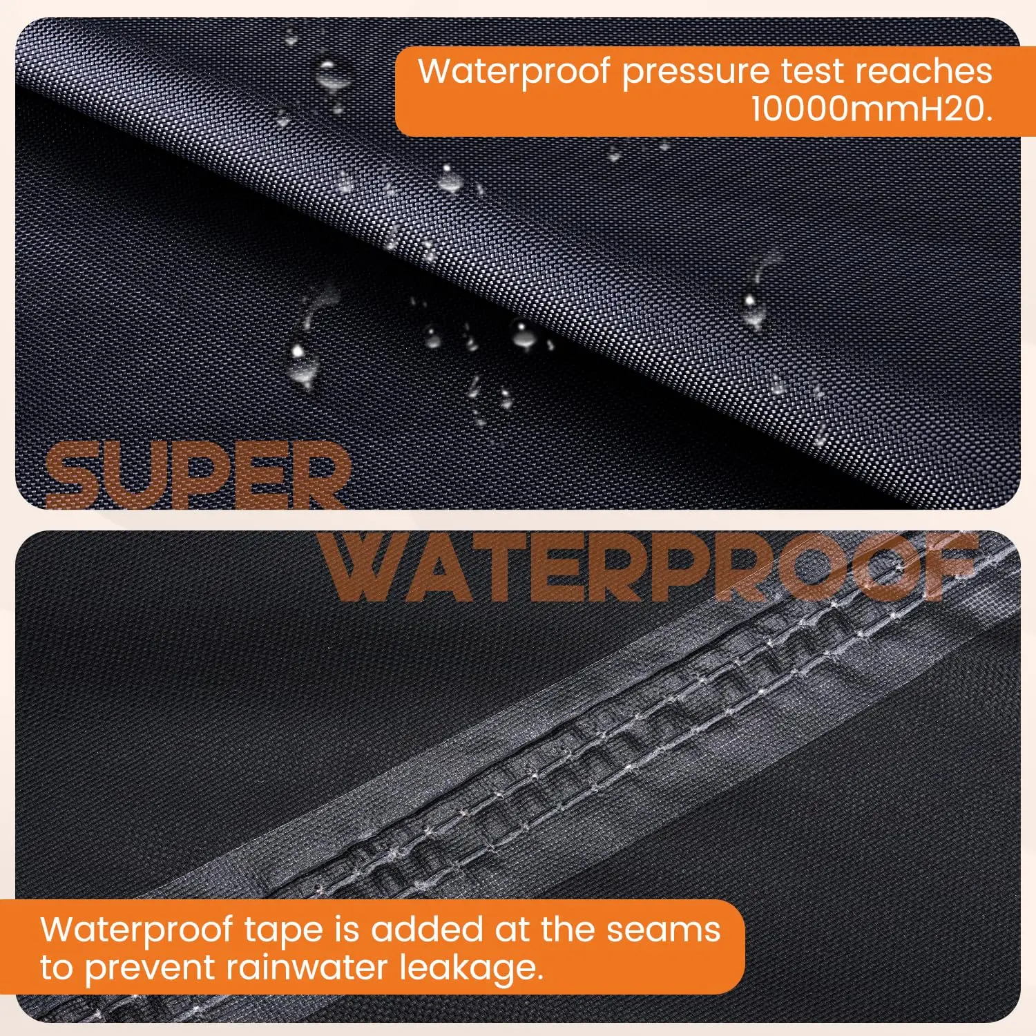 600D Outdoor Furniture Covers Heavy-Duty Tear-Resistant Waterproof Oxford Cloth Patio Dust Proof Garden Covers for Sofa Furniture - Image 4