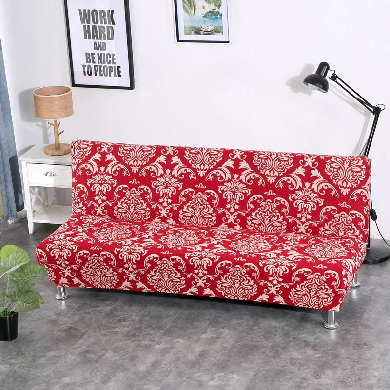 All-inclusive Folding Sofa Bed Cover Tight Wrap Sofa Towel Rekbare Kaft Couch Cover Without Armrest Housse De Canap Cubre Sofa Armless Covers - Image 27