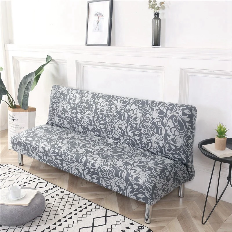 Armless Covers Sofa Bed Cover All-inclusive Folding Elastic Couch Cover Loveseat Stretch Furniture Covers Protector Removable - Image 12