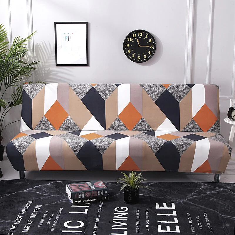 Armless Covers Sofa Bed Cover All-inclusive Folding Elastic Couch Cover Loveseat Stretch Furniture Covers Protector Removable - Image 7