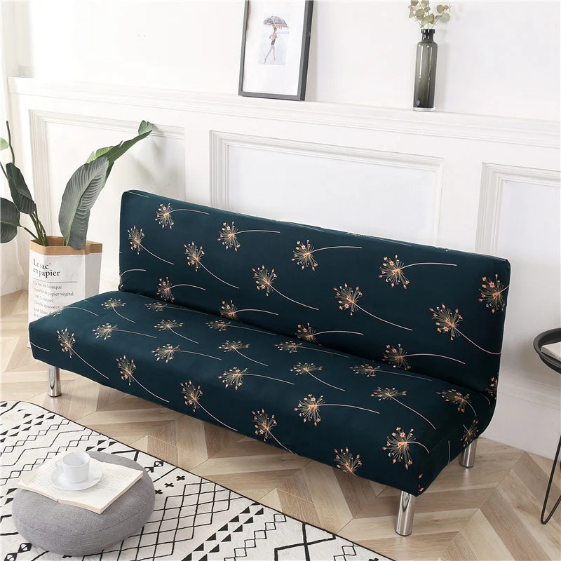 Armless Covers Sofa Bed Cover All-inclusive Folding Elastic Couch Cover Loveseat Stretch Furniture Covers Protector Removable - Image 9