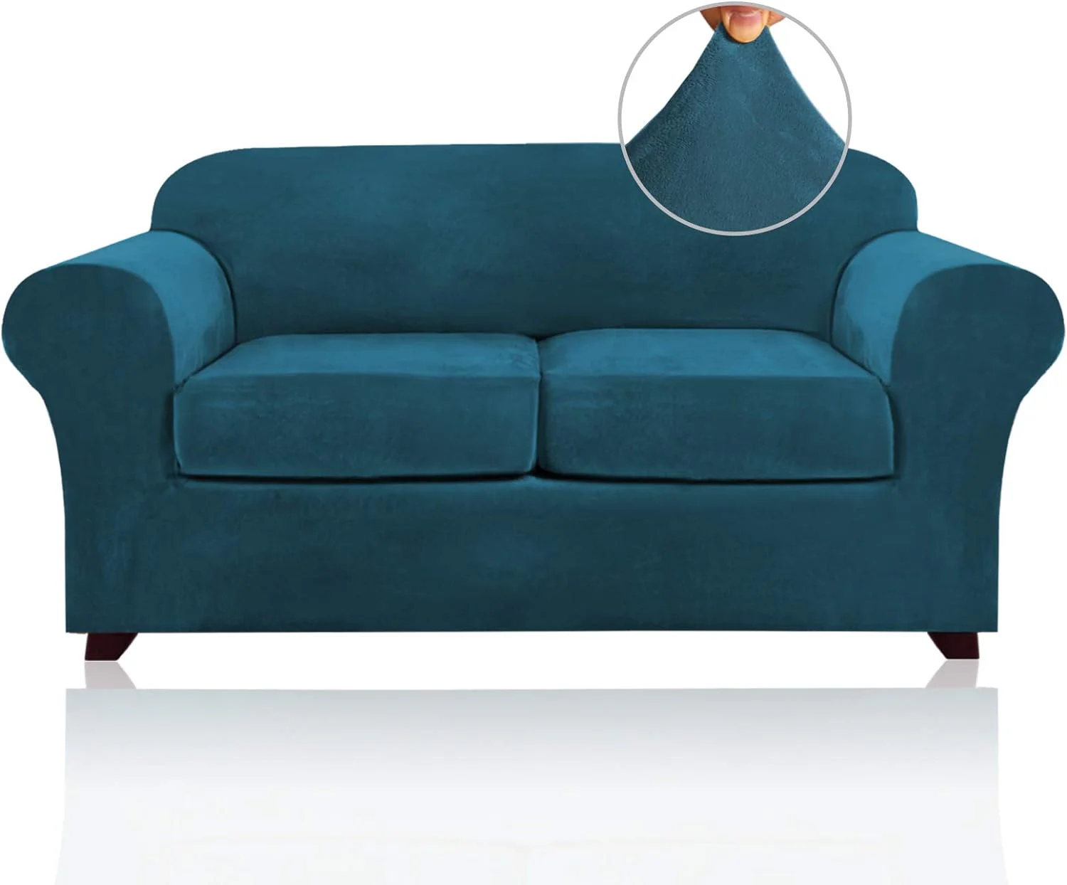 Best Real Velvet Stretch Sofa Covers 2025 New Stretch Velvet Couch Covers for Cushion Sofa Slipcovers Soft Sofa Slip Covers Furniture Covers - Image 26