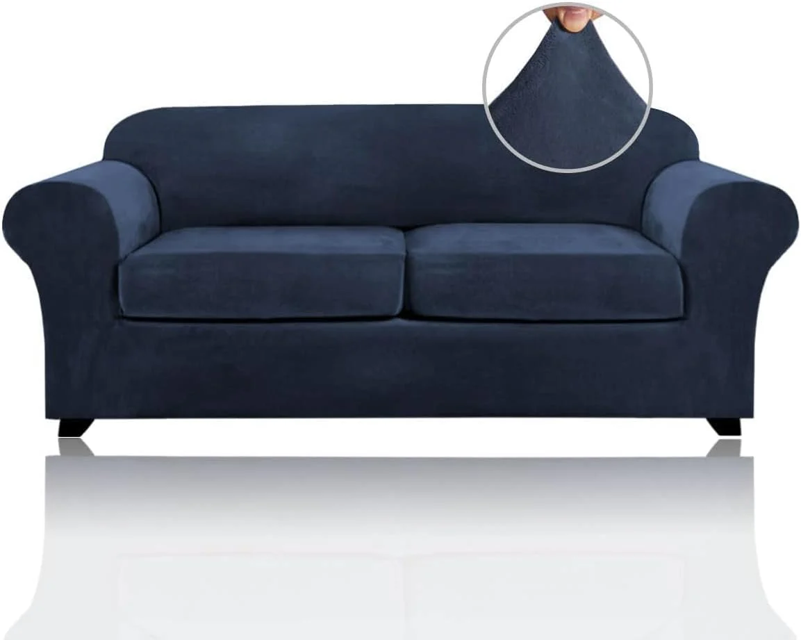 Best Real Velvet Stretch Sofa Covers 2025 New Stretch Velvet Couch Covers for Cushion Sofa Slipcovers Soft Sofa Slip Covers Furniture Covers - Image 42