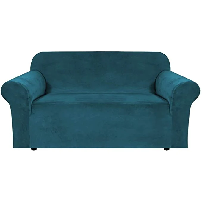 High Grade Velvet Stretch Sofa Cover Couch Slipcover Furniture Protector Case Sofa Cover Elastic 1/2/3/4 Seater Couch Cover Settee Seat Slipcovers - Image 15