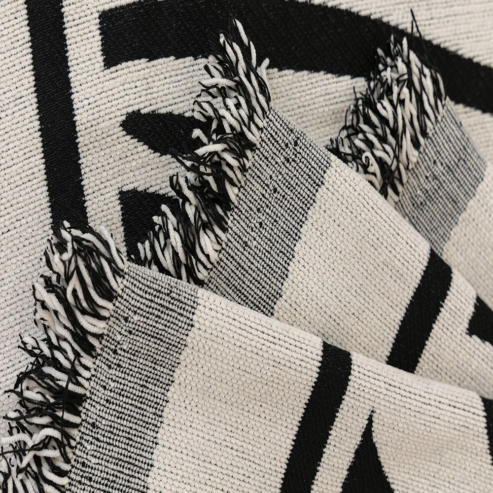 Cartoon Lines Print Sofa Throw Cover Chenille Sofa Towel Blanket Couch Cover Universal Anti-cat Scratch Sofa Blanket Room Decor - Image 6