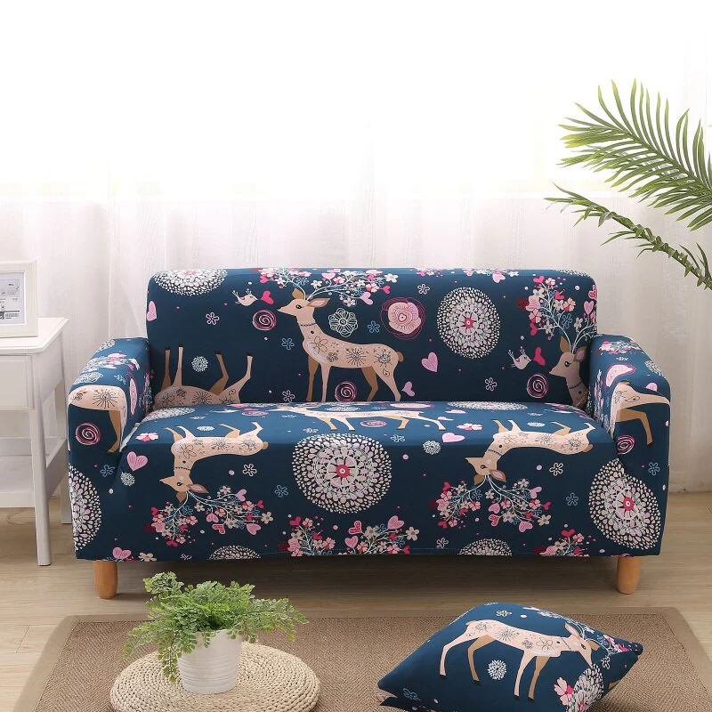Christmas Sofa Cover for Living Room Elastic Chair Couch Cover Furniture Protector L shape Corner Sofa Need Order 2pieces Cover - Image 27