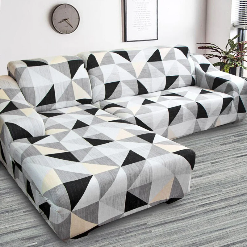 Corner Sofa Covers for Pets Sofa Cover Elastic 1/2/3/4 Seater L-Style Sofa Cover Slipcovers Stretch Stretch Sofa Covers Couch Cover Sofa - Image 13