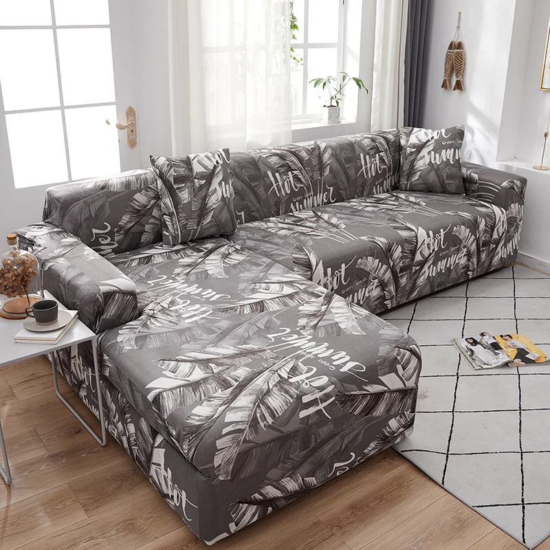 Corner Sofa Covers for Pets Sofa Cover Elastic 1/2/3/4 Seater L-Style Sofa Cover Slipcovers Stretch Stretch Sofa Covers Couch Cover Sofa - Image 21