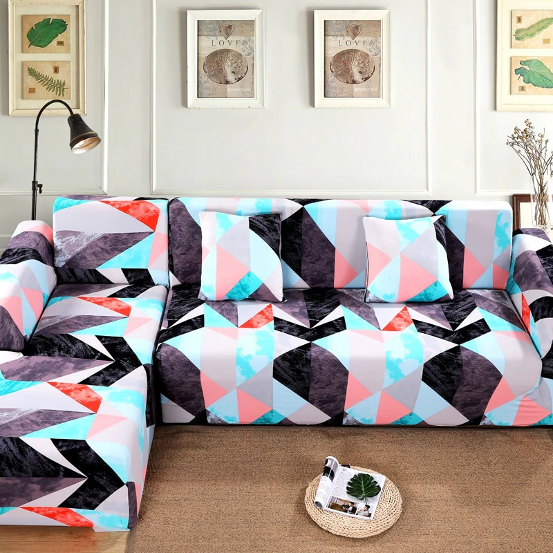 Corner Sofa Covers for Pets Sofa Cover Elastic 1/2/3/4 Seater L-Style Sofa Cover Slipcovers Stretch Stretch Sofa Covers Couch Cover Sofa - Image 30