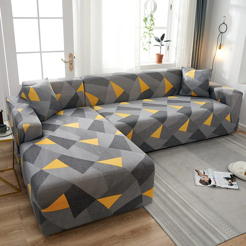 Corner Sofa Covers for Pets Sofa Cover Elastic 1/2/3/4 Seater L-Style Sofa Cover Slipcovers Stretch Stretch Sofa Covers Couch Cover Sofa - Image 9
