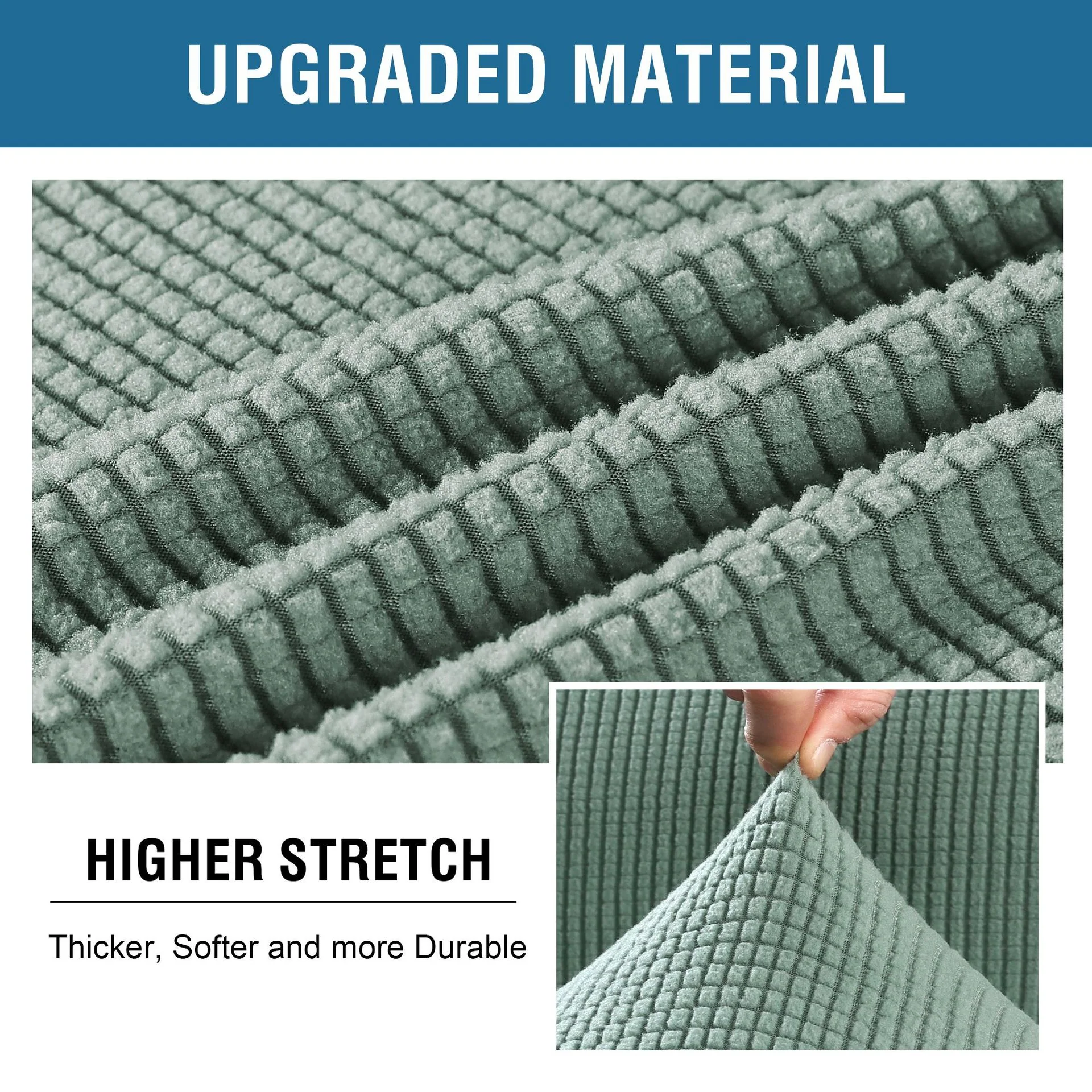 Couch Cover With Cushion Covers Checkered All-inclusive Elastic Sofa Slipcover Non-slip Sofa Cover Furniture Protector - Image 4