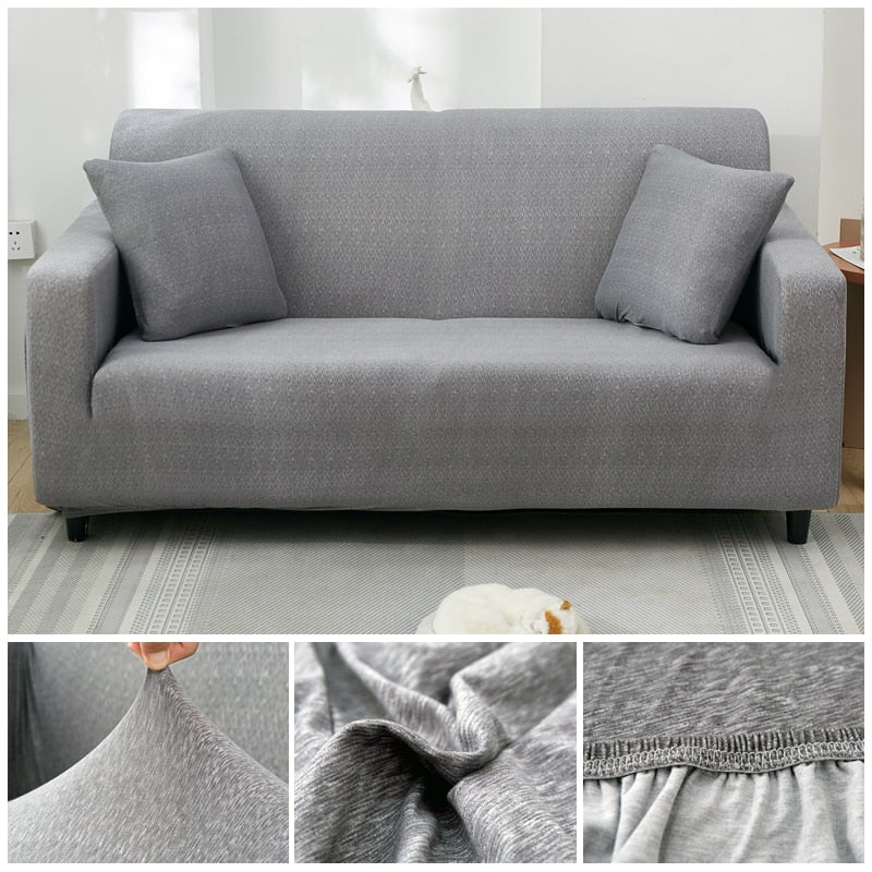 Cross Pattern Elastic Sofa Cover Stretch All-inclusive Sofa Covers Couch Cover Armseat Covers Loveseat 1/2/3/4 seater Cover Sofa Slipcovers - Image 11