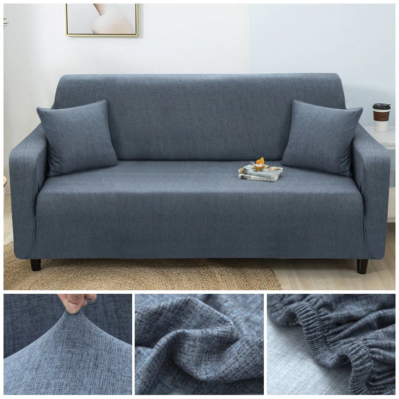 Cross Pattern Elastic Sofa Cover Stretch All-inclusive Sofa Covers Couch Cover Armseat Covers Loveseat 1/2/3/4 seater Cover Sofa Slipcovers - Image 13