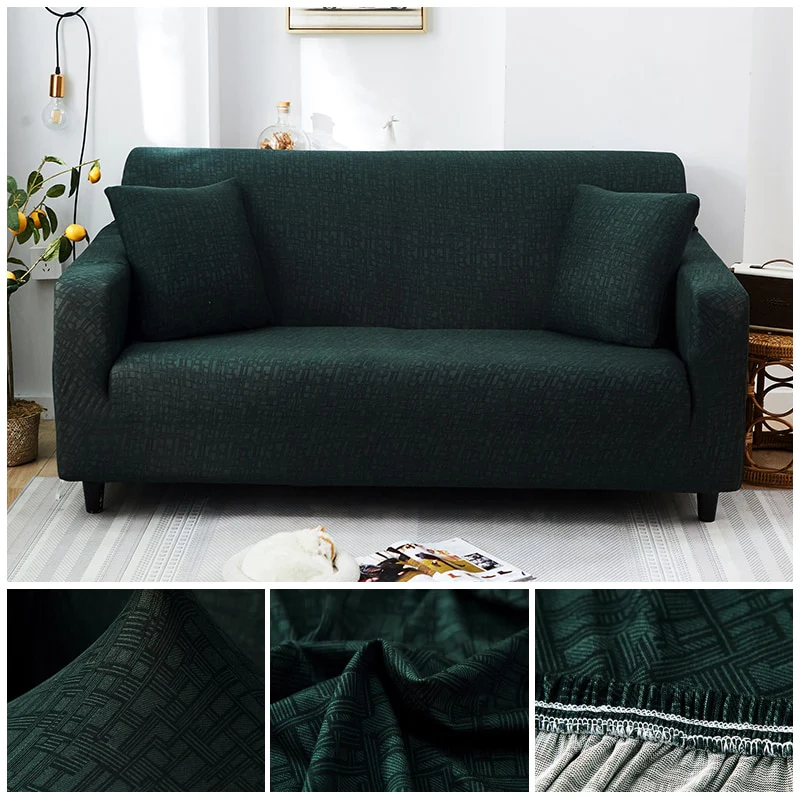 Cross Pattern Elastic Sofa Cover Stretch All-inclusive Sofa Covers Couch Cover Armseat Covers Loveseat 1/2/3/4 seater Cover Sofa Slipcovers - Image 20