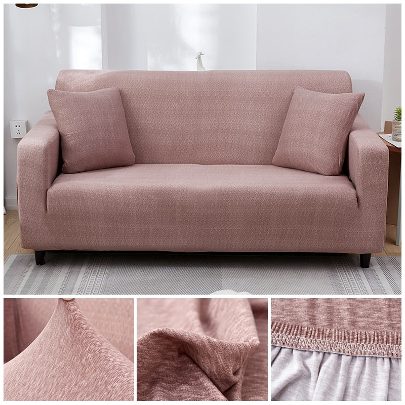 Cross Pattern Elastic Sofa Cover Stretch All-inclusive Sofa Covers Couch Cover Armseat Covers Loveseat 1/2/3/4 seater Cover Sofa Slipcovers - Image 22